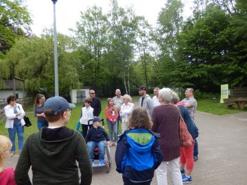 Piknik rodzinny w Lesie Łagiewnickim z okazji Dnia Matki i Dnia Dziecka, zorganizowany we współpracy z Fundacją Dzieciom Idziemy Razem oraz Strażą Miejską w Łodzi 26 maja 2019 r., <p>fot. S. Piskorski</p>